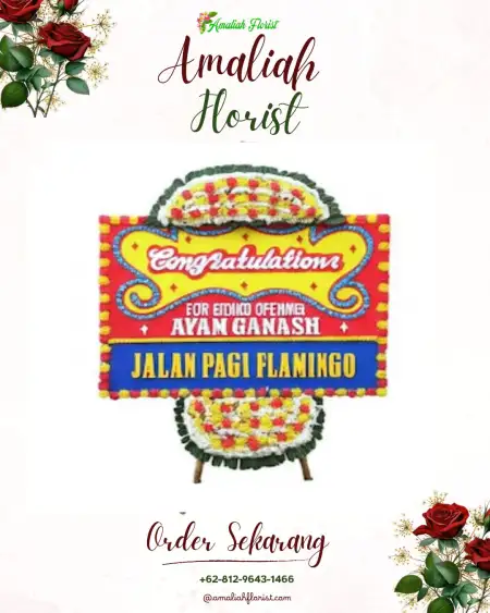 Sewa Papan Bunga Graha Jala Puspita Jakarta